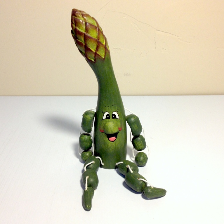 dog asparagus toy