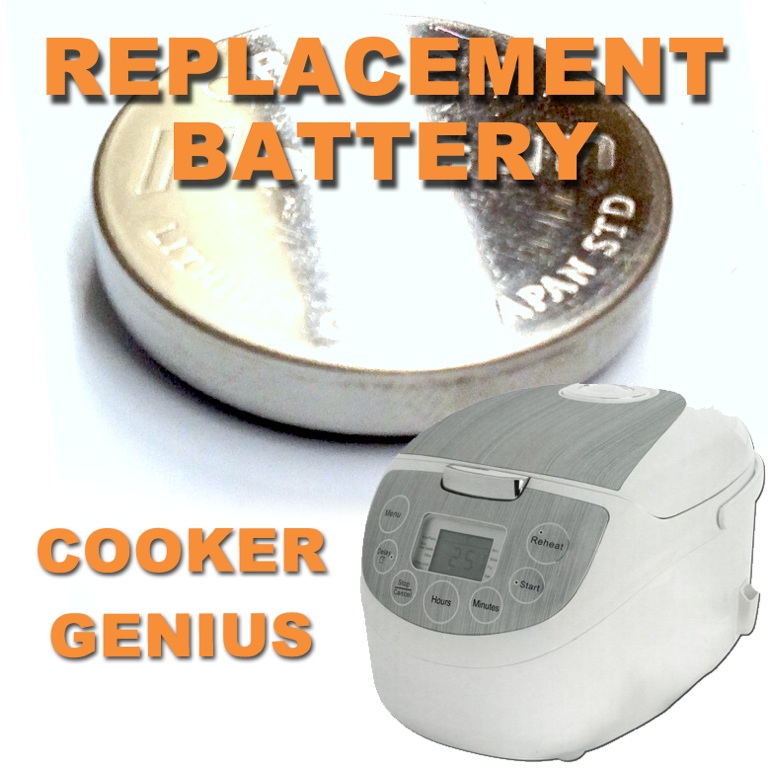 ★ New Replacement Battery for Genius Chef 9 in 1 Cooking Fry Boil Baking Machine  